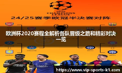 欧洲杯2020赛程全解析各队晋级之路和精彩对决一览